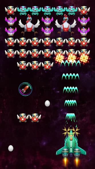 Galaxy Attack: Chicken Shooter screenshot 2