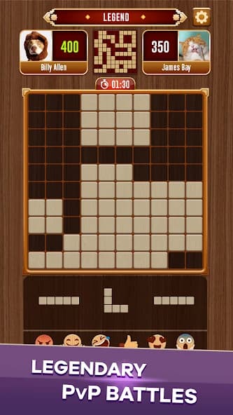 Woody Battle: Online Multiplayer Block Puzzle screenshot 4