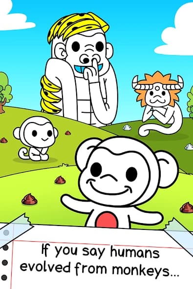 Monkey Evolution - Clicker (MOD, Money/Ads-Free) 1.0.1 screenshot 1