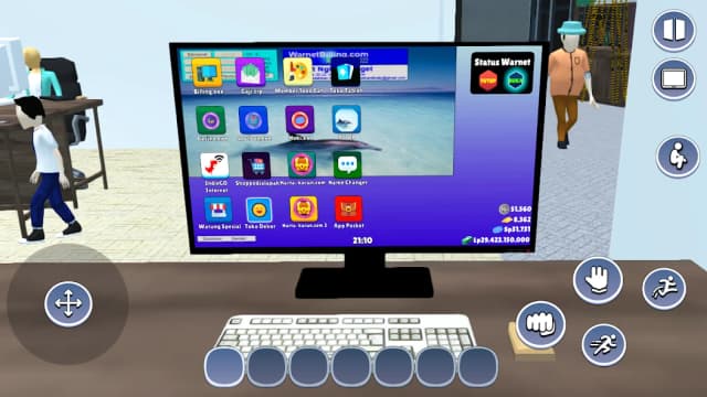 Warnet Life (MOD, Free Shopping) 3.5.1 screenshot 3