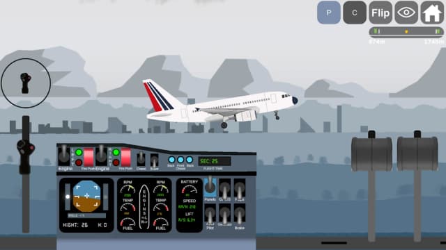 Flight Build Sandbox Simulator APK screenshot 2