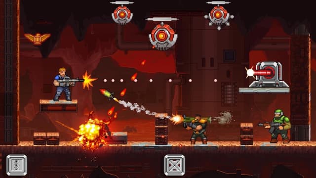 Gun Force Side-scrolling Game screenshot 1