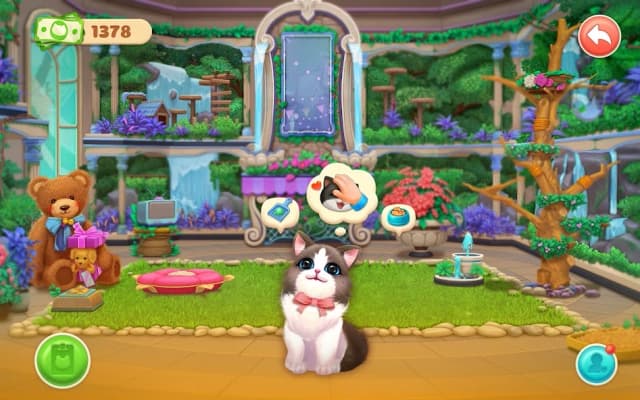 Kitten Match-Mansion & Pet Makeover screenshot 5