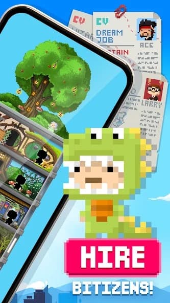 Tiny Tower - 8 Bit Life Simulator screenshot 2
