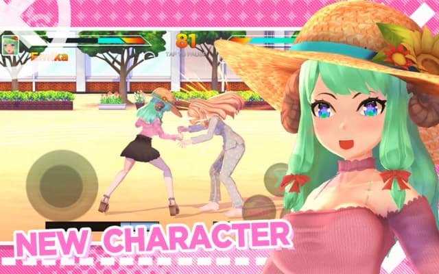 High School Girl Anime Fighter APK screenshot 1