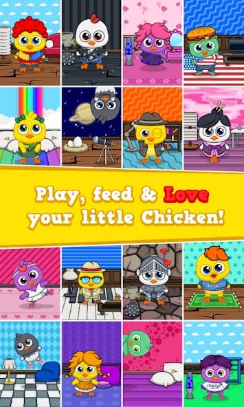 My Chicken - Virtual Pet Game (MOD, Unlimited Coins) 1.02 screenshot 4
