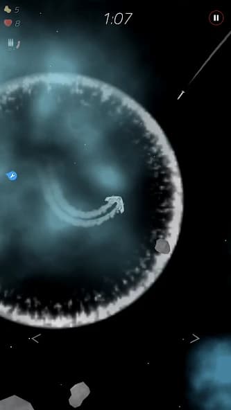2 Minutes in Space - Missiles & Asteroids survival screenshot 4