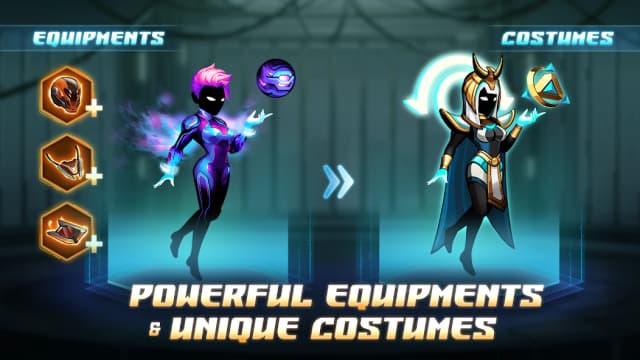 Cyber Fighters: Stickman Cyberpunk Impact Fighting screenshot 2