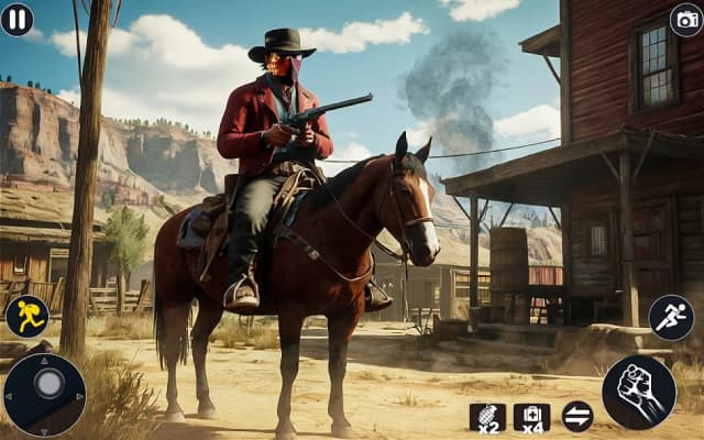 West Mafia Redemption: Gold Hunter FPS Shooter screenshot 1