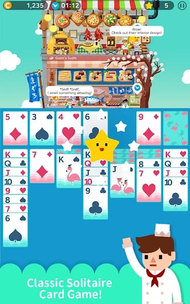 Solitaire : Cooking Tower screenshot 1