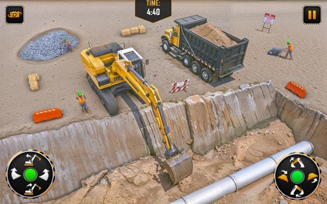 City Heavy Excavator: Construction Crane Pro 2018 screenshot 2