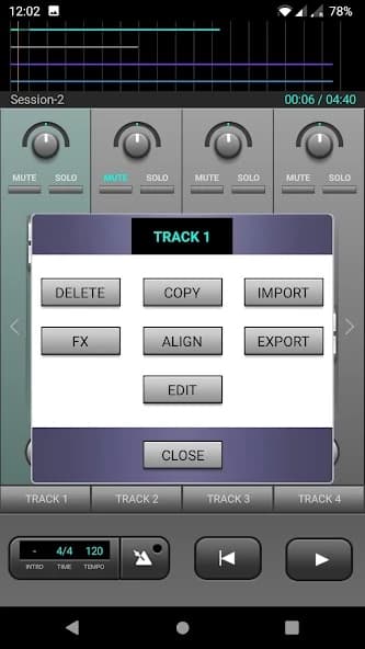 J4T Multitrack Recorder APK screenshot 5