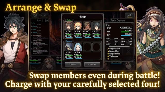 RPG Astral Takers APK screenshot 4