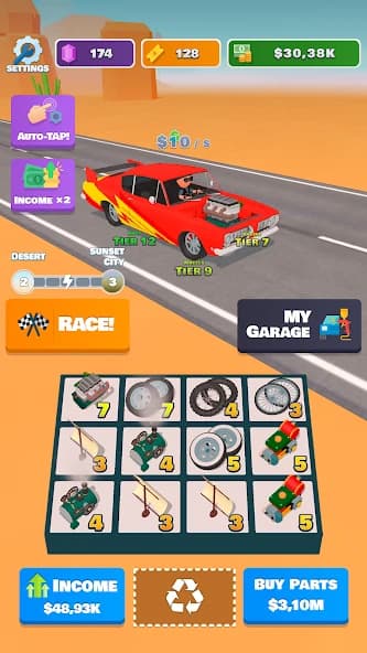 Idle Racer APK screenshot 2