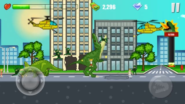 Jurassic Dinosaur: City rampage screenshot 1
