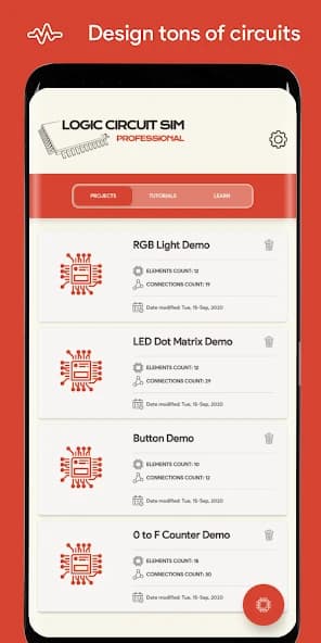 Logic Circuit Simulator Pro APK screenshot 1