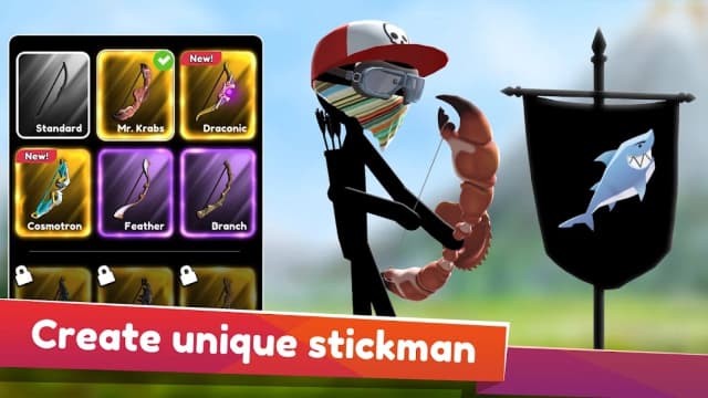 Stickman Archer Online screenshot 2