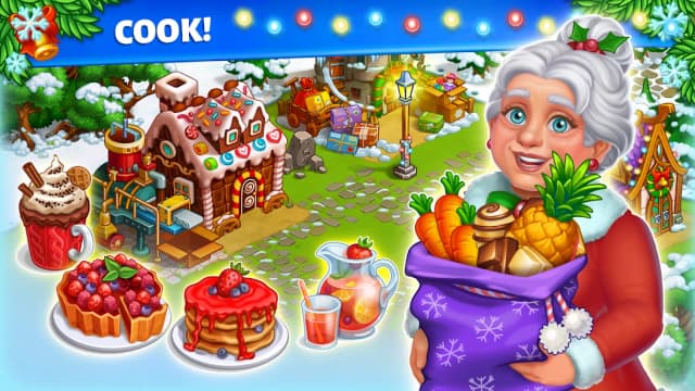 Farm Snow: Happy Christmas Story With Toys & Santa screenshot 1