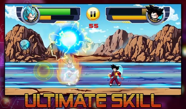 Stickman Warriors Dragon Legend Super Battle Fight APK screenshot 2