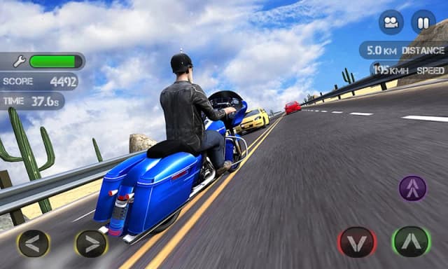 Race the Traffic Moto (MOD, money/fuel) 1.0.15 screenshot 3