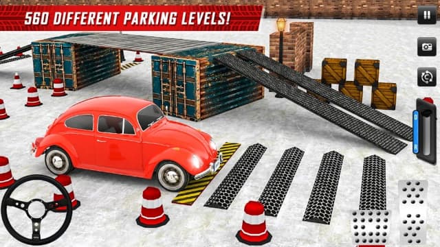 Classic Car Parking Real Driving Test screenshot 4