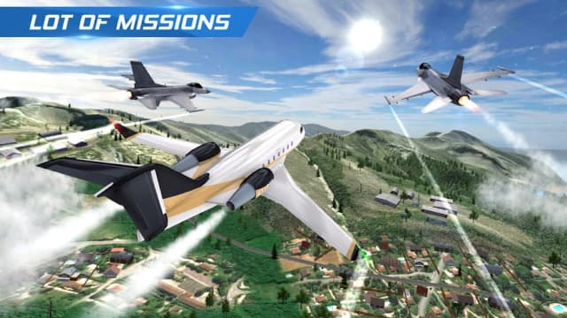 Airplane Flight Pilot Simulator screenshot 2