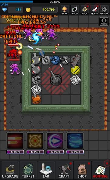Grow Turret - Idle Clicker Defense screenshot 1