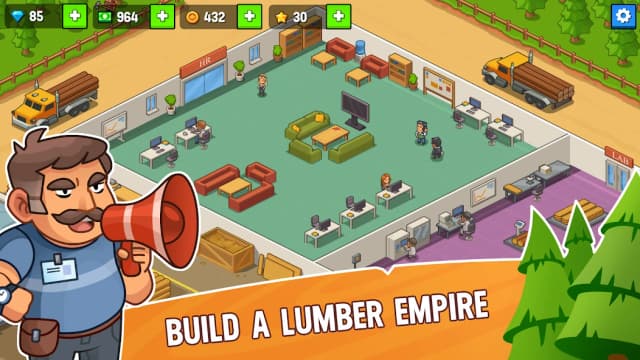 Lumber Inc Tycoon APK screenshot 1