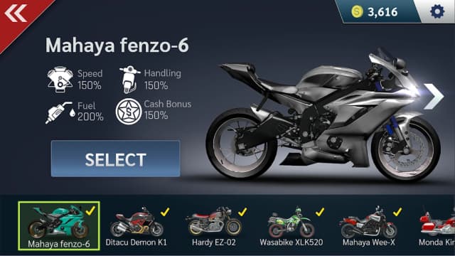 Real Moto Rider: Traffic Race APK screenshot 3