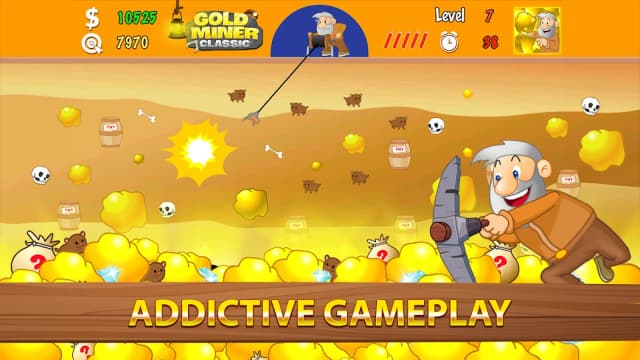 Gold Miner Classic screenshot 2