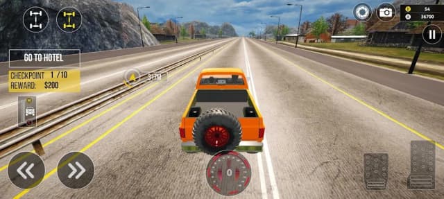 Offroad Jeep Driving Pro Games APK screenshot 3