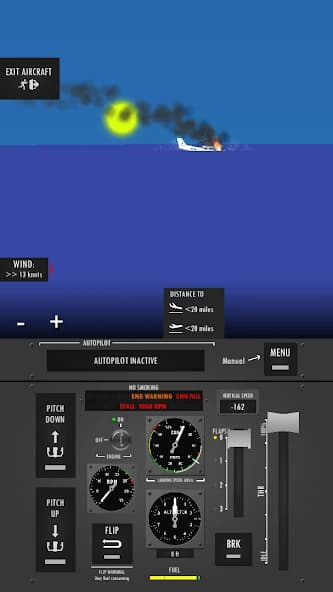 Flight Simulator 2d - realistic sandbox simulation screenshot 4