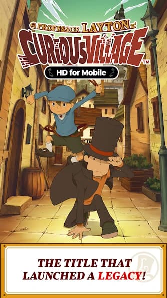 Layton: Curious Village in HD screenshot 1