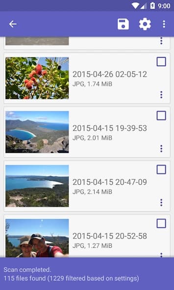 DiskDigger Pro file recovery APK screenshot 1
