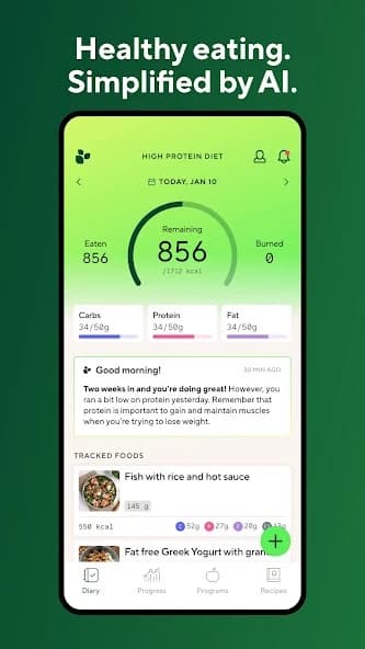 Lifesum: Calorie Tracker APK screenshot 1