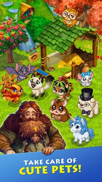 Farmdale - magic family farming game screenshot 3