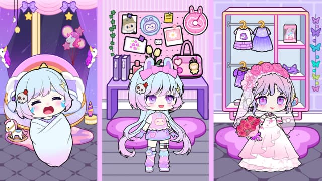 Vlinder Doll: Dress up games screenshot 1