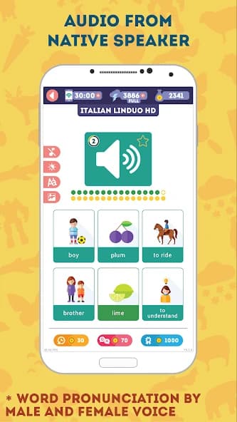Italian for Beginners: LinDuo HD screenshot 5