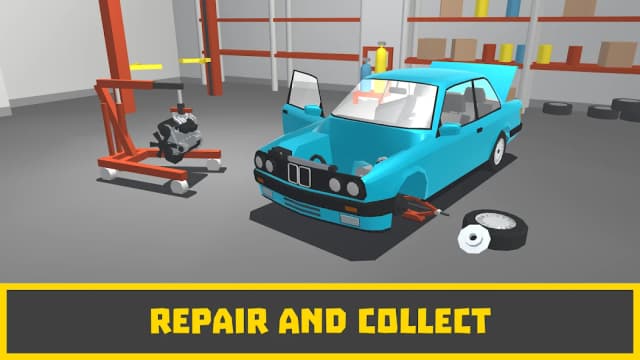 Retro Garage - Car Mechanic Simulator screenshot 1