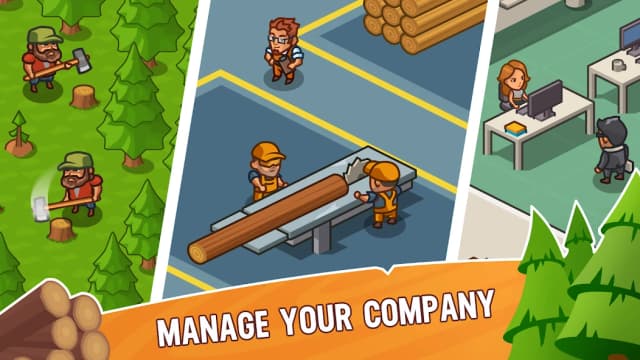 Lumber Inc Tycoon APK screenshot 2