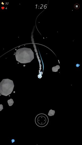 2 Minutes in Space - Missiles & Asteroids survival screenshot 5