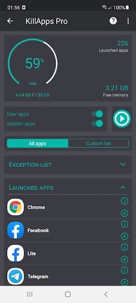 KillApps – Close all apps running APK screenshot 4