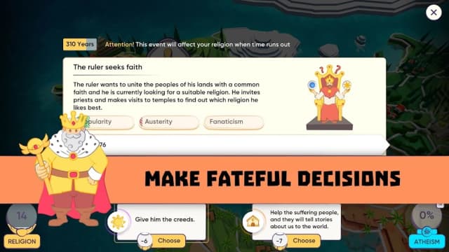 God Simulator. Sandbox strategy game Religion Inc. screenshot 4