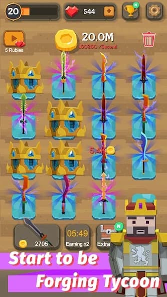 Merge Sword - Idle Blacksmith Master screenshot 5