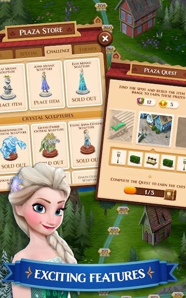 Disney Frozen Free Fall - Play Frozen Puzzle Games screenshot 2