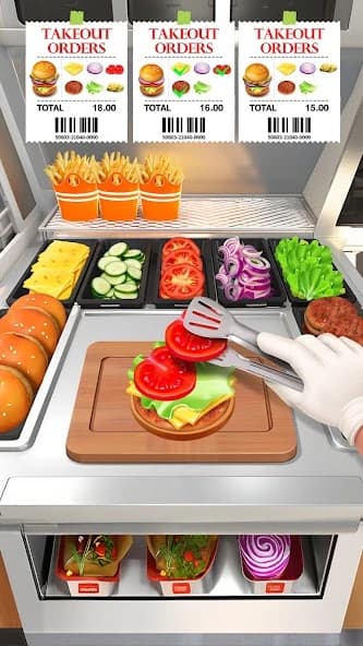 Happy Diner Story: Cooking APK screenshot 1
