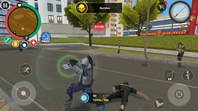 Rope Hero: Mafia City Wars screenshot 1