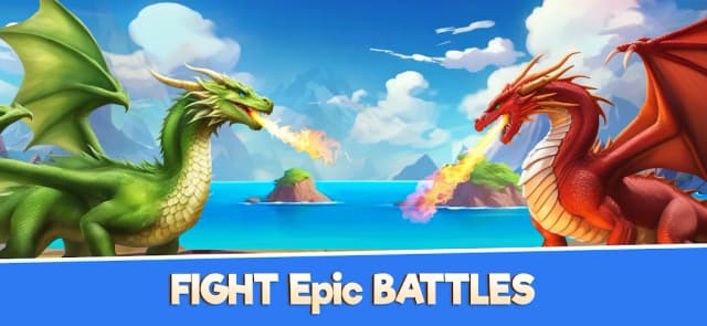 Dragon Paradise City: Breeding War Game screenshot 2