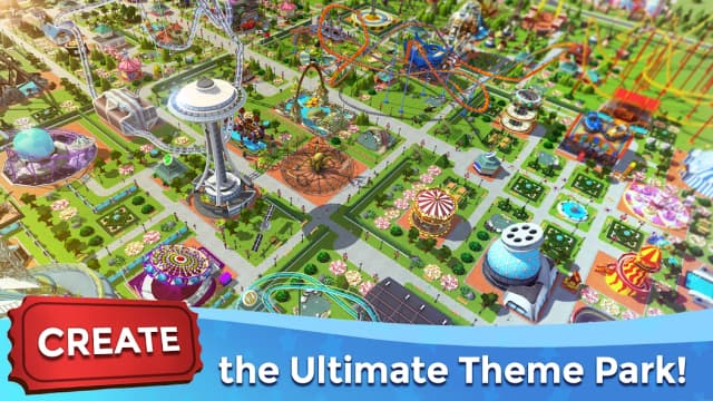 RollerCoaster Tycoon Touch – Build your Theme Park APK screenshot 1