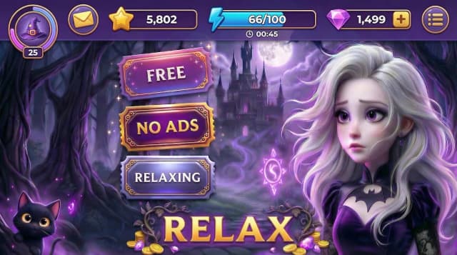 Merge Witches APK screenshot 1